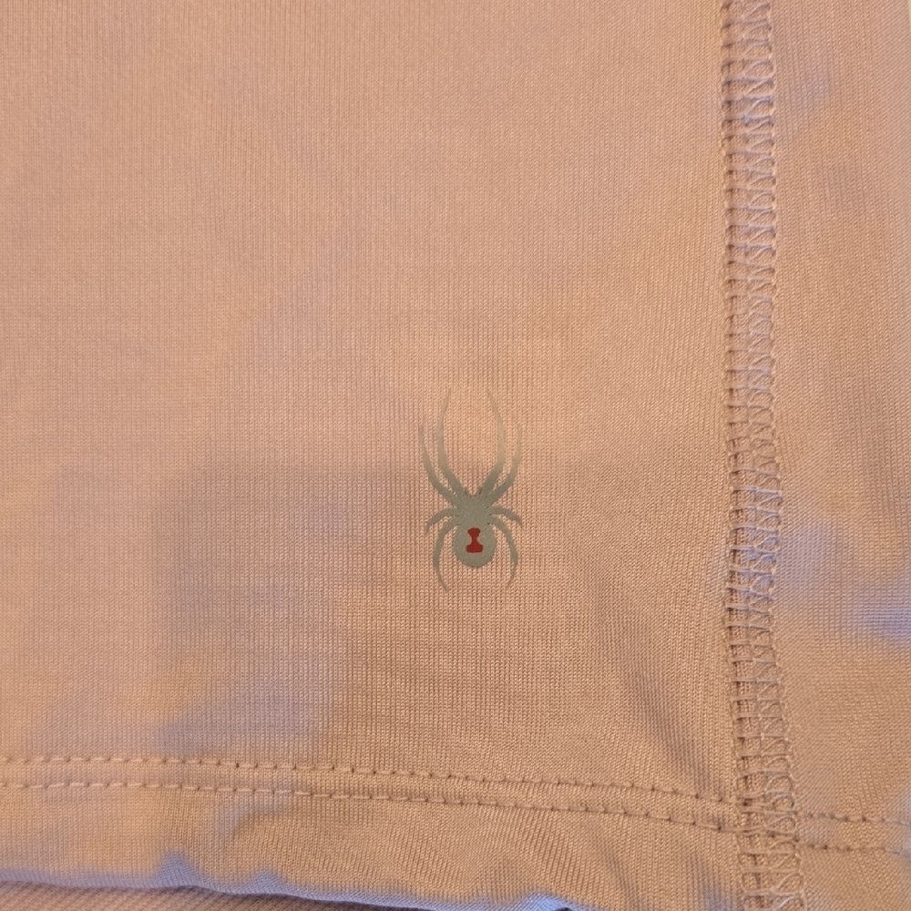 Spyder Activewear Dusty Rose Top, Size L, Reflective Details, VGUC - Picture 2 of 8
